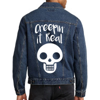 Creepin It Real Men Denim Jacket | Artistshot