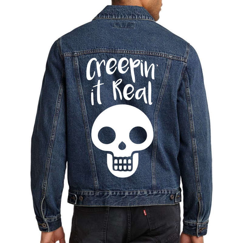 Creepin It Real Men Denim Jacket | Artistshot