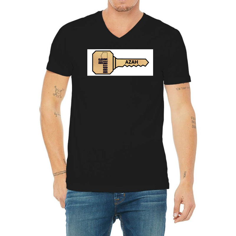 Big Brother 23 Copper Azah Key Poster Gift V-neck Tee | Artistshot