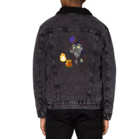 Plants Vs Zombies  Merlin Unisex Sherpa-lined Denim Jacket | Artistshot