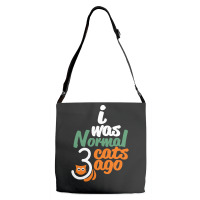 I Was Normal Cats Adjustable Strap Totes | Artistshot