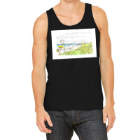 Orkney Coast With Longhouse  Humor 70s Tank Top | Artistshot