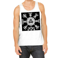 Viking Compass Vegvisir Valknutrunes Viking  Retro Tank Top | Artistshot