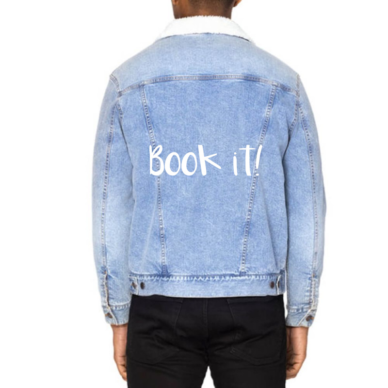 Book It Unisex Sherpa-Lined Denim Jacket by cryingdappled109 | Artistshot