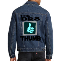 The Bro Thumb Men Denim Jacket | Artistshot