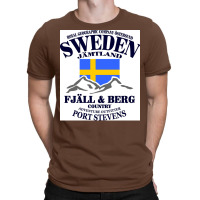 Sweden Fjll Amp Berg  Red T-shirt | Artistshot