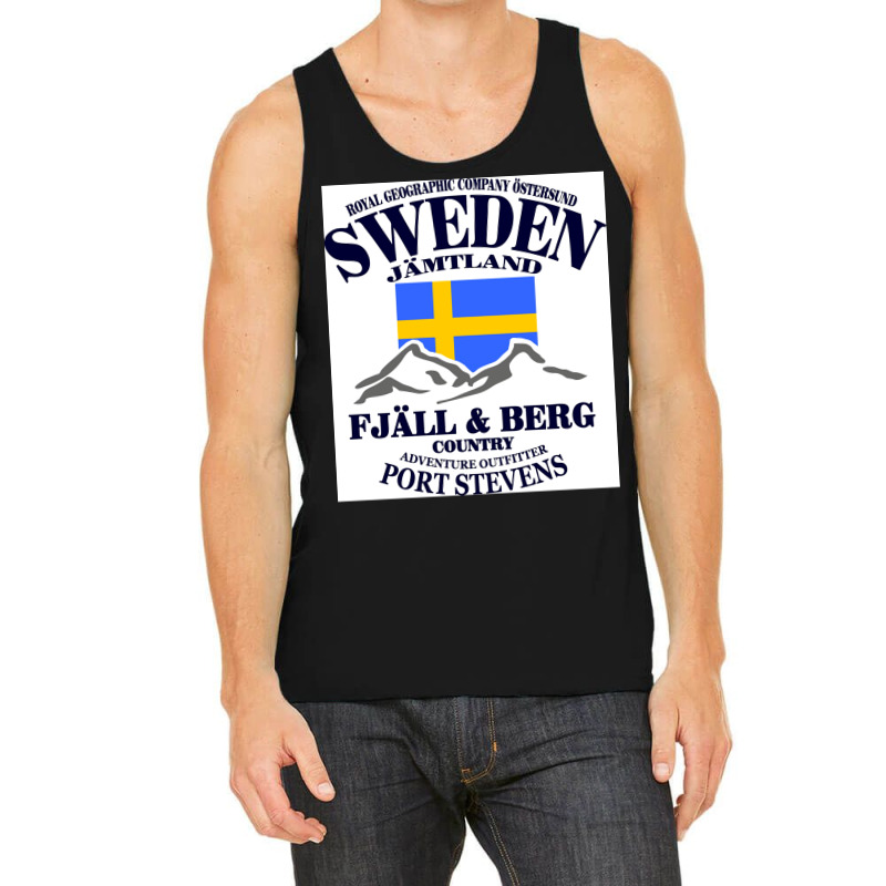 Sweden Fjll Amp Berg  Red Tank Top | Artistshot