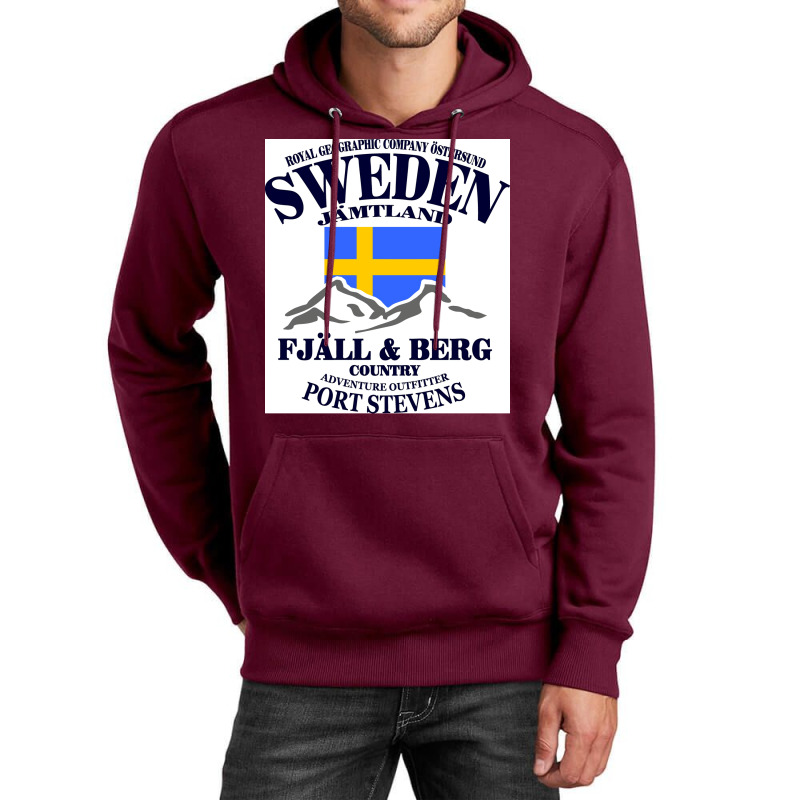 Sweden Fjll Amp Berg  Red Unisex Hoodie | Artistshot