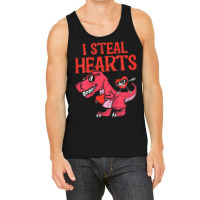 Trending Kids I Steal Hearts Dino Dab Toddler Baby Boys Valentines Day Tank Top | Artistshot