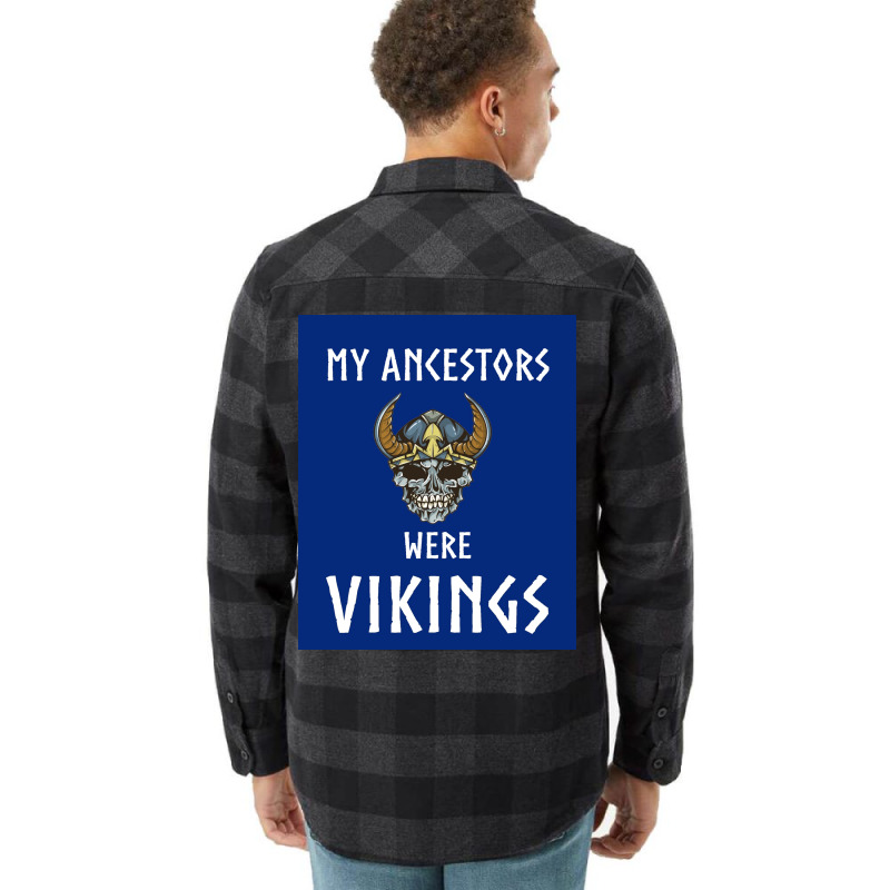 Viking Tshirt Ancetres Pour Fan De Vikings Kattegat Viking Warriors Lo Flannel Shirt | Artistshot