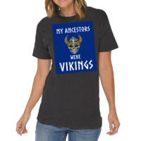 Viking Tshirt Ancetres Pour Fan De Vikings Kattegat Viking Warriors Lo Vintage T-shirt | Artistshot