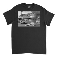 Burning Monk Classic T-shirt | Artistshot