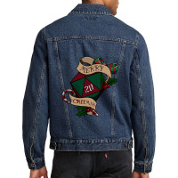 Merry Critmas Men Denim Jacket | Artistshot