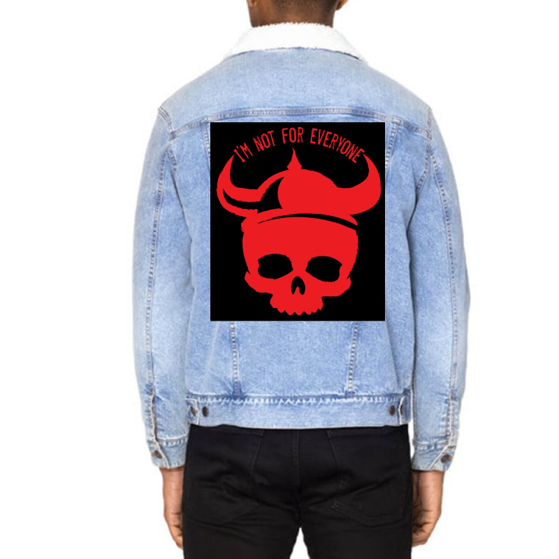 Not For Everyone  Summer Hippie Unisex Sherpa-lined Denim Jacket | Artistshot