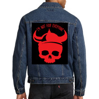 Not For Everyone  Summer Hippie Men Denim Jacket | Artistshot