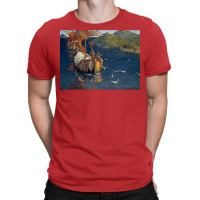 Visitors From Over The Sea By Nicholas Roerich  70s Love T-shirt | Artistshot