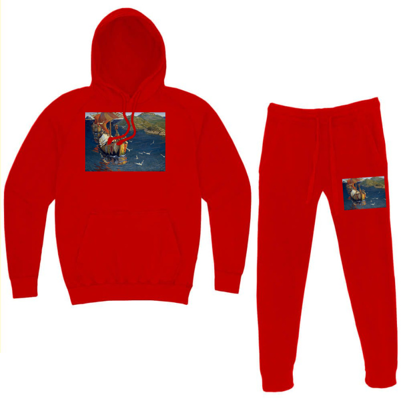 Visitors From Over The Sea By Nicholas Roerich  70s Love Hoodie & Jogger Set | Artistshot