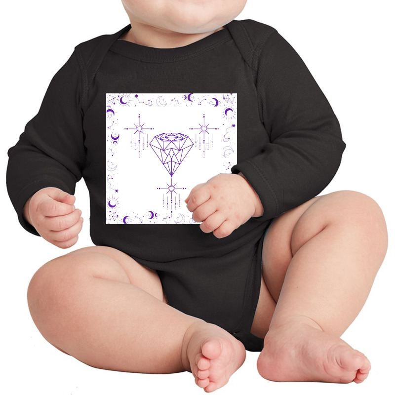 Celestial Geometry Long Sleeve Baby Bodysuit by BrianneRemers65 | Artistshot