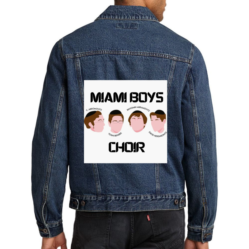 Miami Boys Choir Funny Quotes Men Denim Jacket | Artistshot