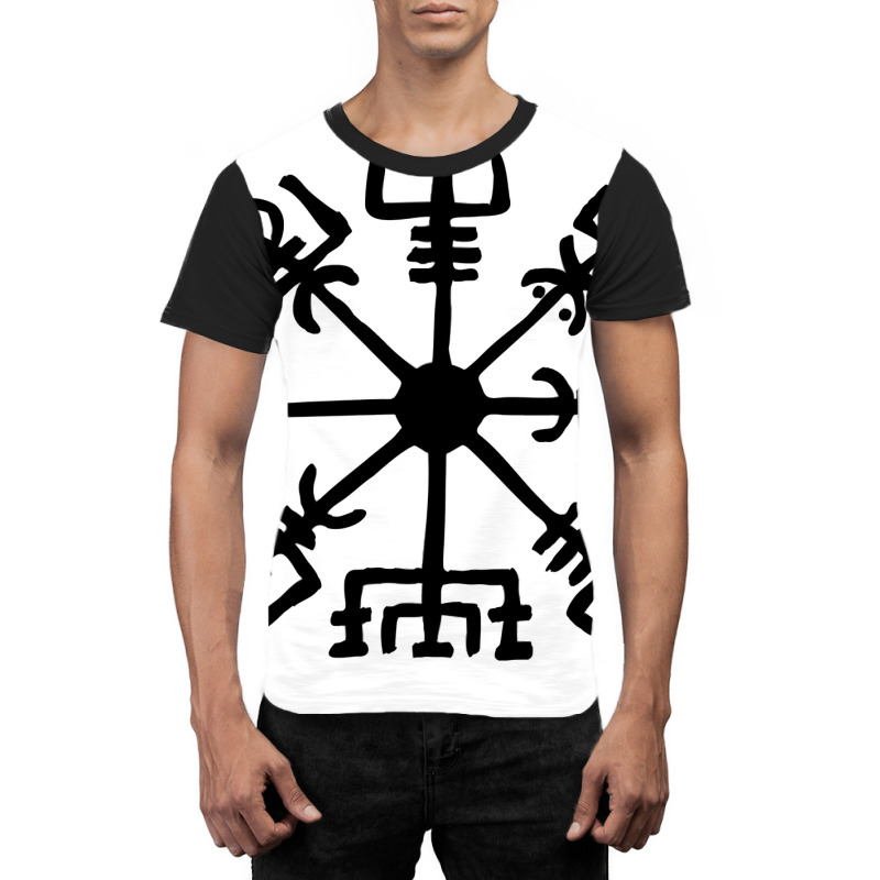 Vegvisir Vikings Compass Essential  Trending Green Graphic T-shirt | Artistshot