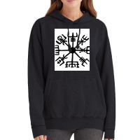 Vegvisir Vikings Compass Essential  Trending Green Vintage Hoodie | Artistshot