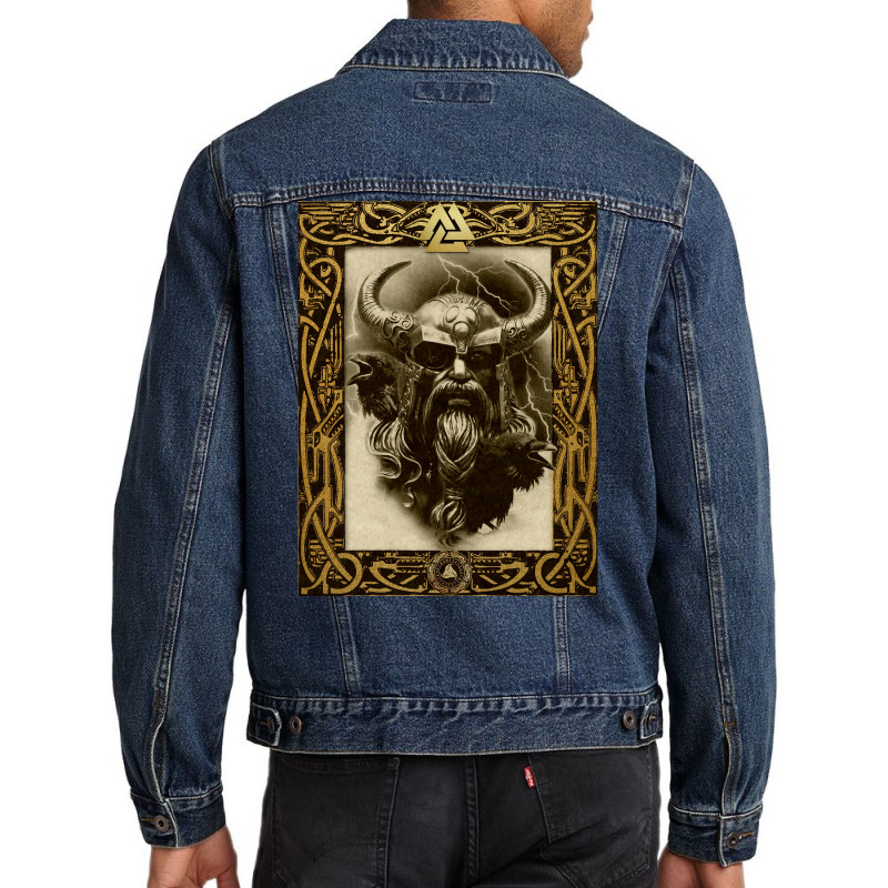 Odin  Blue Gift Travel Men Denim Jacket | Artistshot