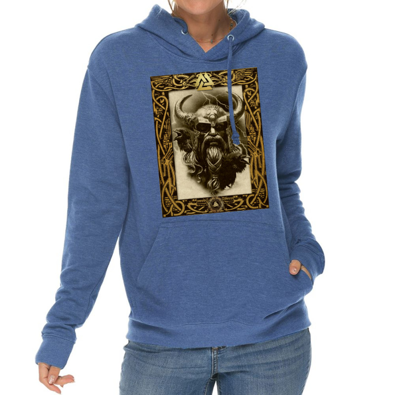 Odin  Blue Gift Travel Lightweight Hoodie | Artistshot