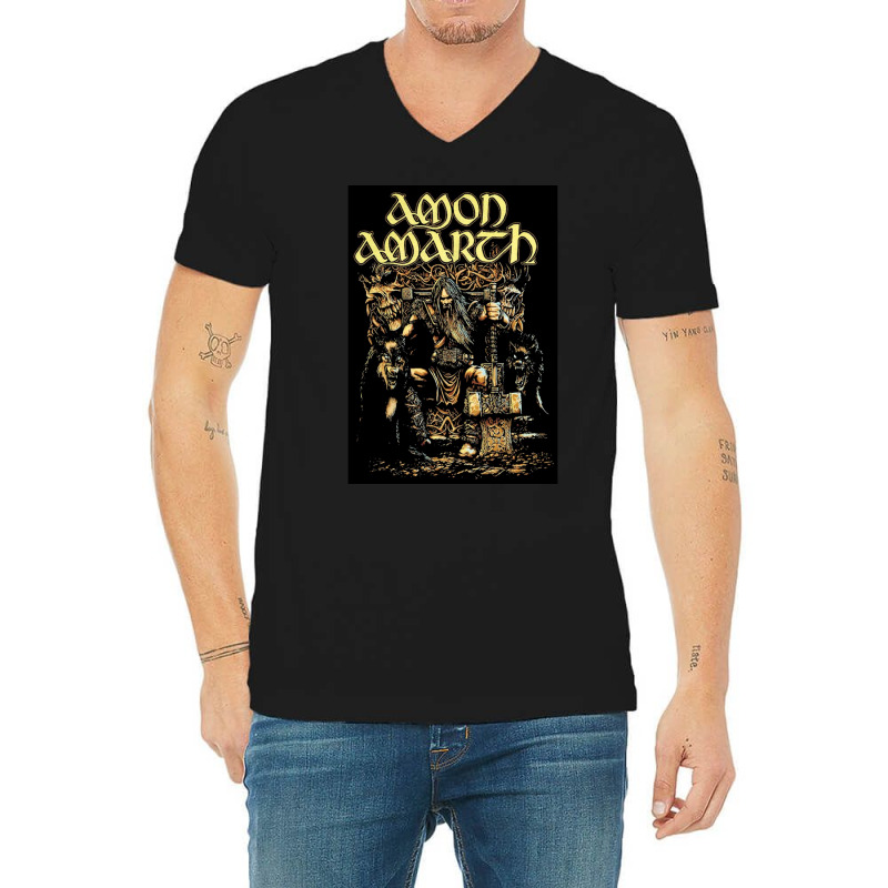 Viking Amon Gtgt To The Amarth  Summer Trending V-neck Tee | Artistshot