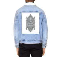 Odin Rune Viking  Hipster Stars Unisex Sherpa-lined Denim Jacket | Artistshot