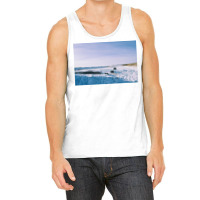 Snowy View In Njardvik  Blue Quote Tank Top | Artistshot