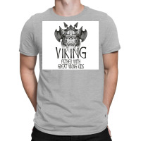 Viking Father With Great Viking Kids  Red Tumblr T-shirt | Artistshot