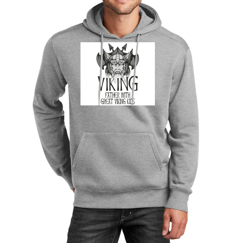 Viking Father With Great Viking Kids  Red Tumblr Unisex Hoodie | Artistshot