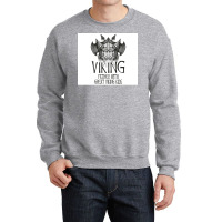 Viking Father With Great Viking Kids  Red Tumblr Crewneck Sweatshirt | Artistshot