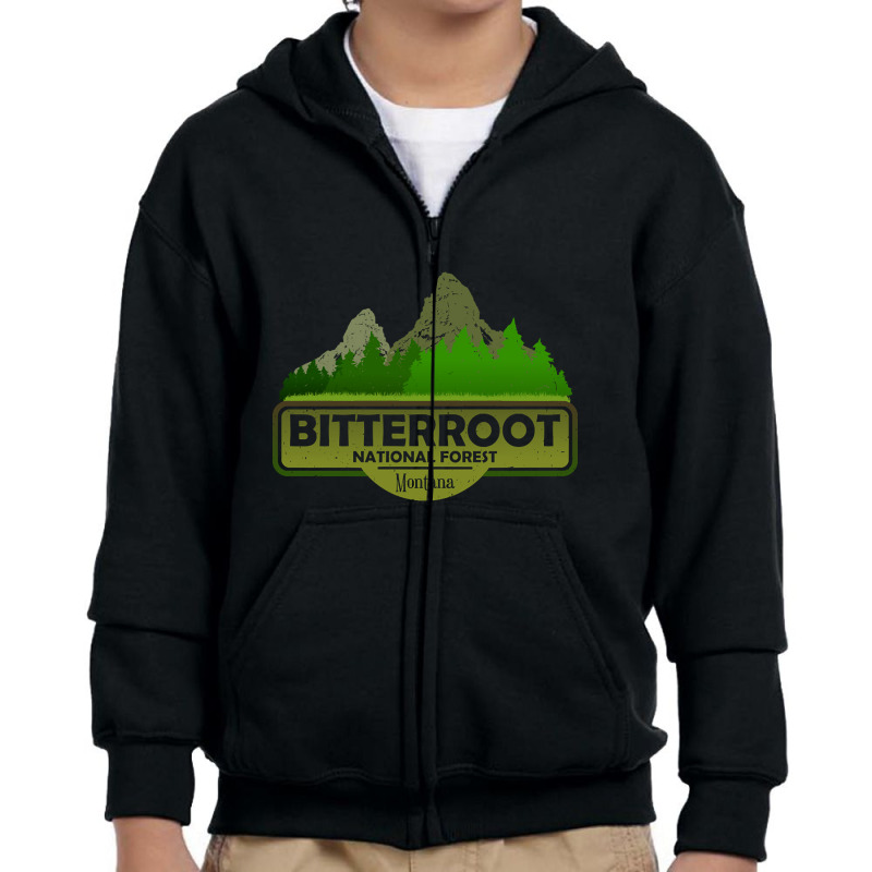 Bitterroot National Forest Mt State, Montana Usa, Nature Landscape Youth Zipper Hoodie by kayakbetween30 | Artistshot