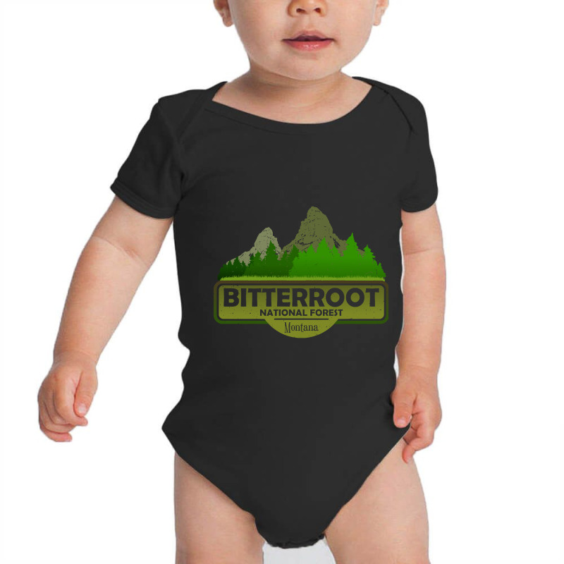 Bitterroot National Forest Mt State, Montana Usa, Nature Landscape Baby Bodysuit by kayakbetween30 | Artistshot