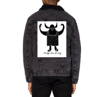 Strong Viking  Music Funny Unisex Sherpa-lined Denim Jacket | Artistshot