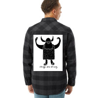 Strong Viking  Music Funny Flannel Shirt | Artistshot