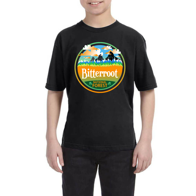 Bitterroot National Forest, Montana Nature Landscape Youth Tee by kayakbetween30 | Artistshot