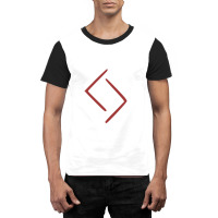 Viking Norse Rune Jera Simple Red Amp White  80s Hippie Graphic T-shirt | Artistshot