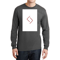 Viking Norse Rune Jera Simple Red Amp White  80s Hippie Long Sleeve Shirts | Artistshot