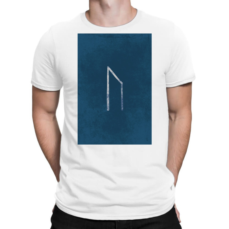 Viking Norse Rune Uruz White Amp Blue Background  Retro Boy T-shirt | Artistshot