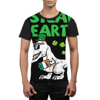 Limited Edition Kids I Steal Hearts T-rex Dinosaur Dino St Patricks Da Graphic T-shirt | Artistshot