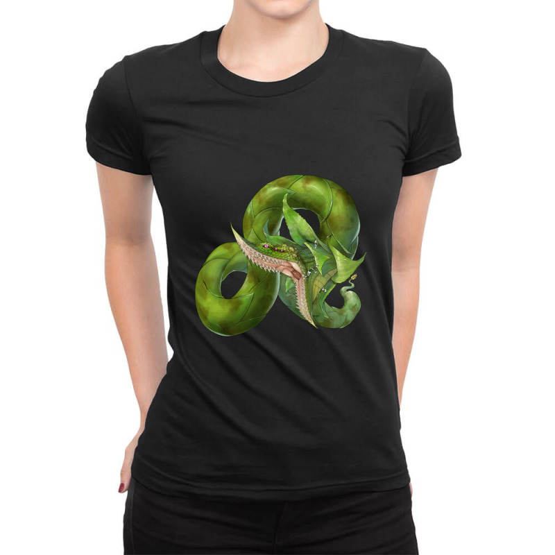 Predaplant Verte Anaconda Ladies Fitted T-Shirt by DevynGiorgio | Artistshot