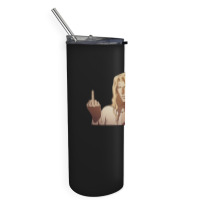 Alucard Flipping The Bird Skinny Tumbler | Artistshot