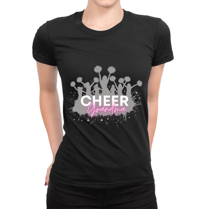 Cheer Grandma Ladies Fitted T-Shirt by BrianneRemers65 | Artistshot