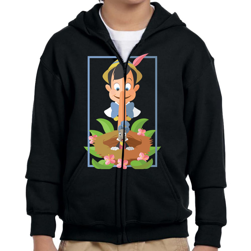 As Plain As The Nose On Your Face Youth Zipper Hoodie by templetracking23 | Artistshot