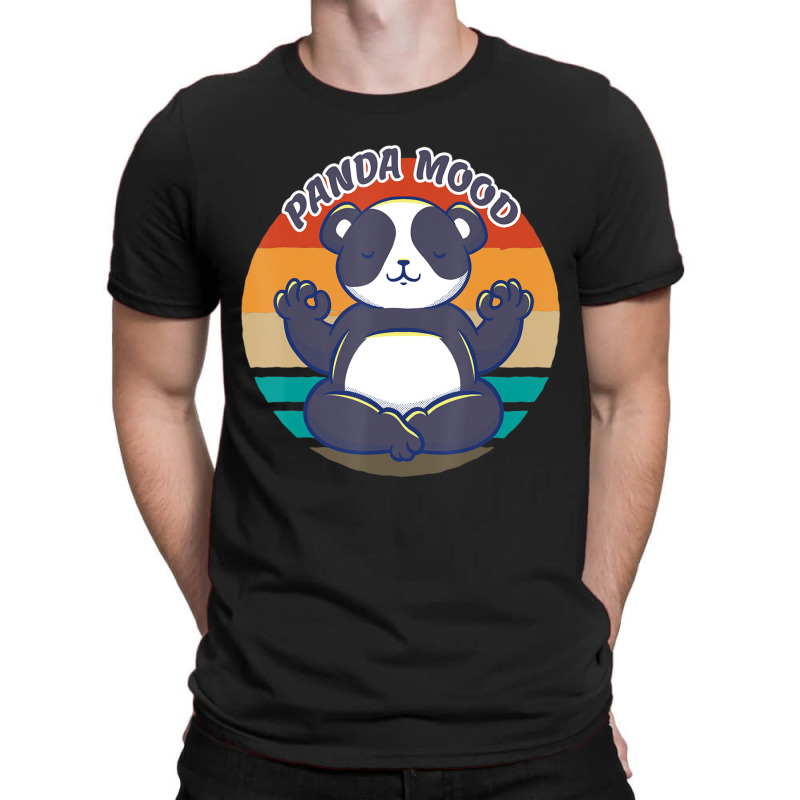 Limited Edition Panda Yoga Panda Mood Meditation Panda Playing Yoga T-Shirt by Kristina Ritchey | Artistshot