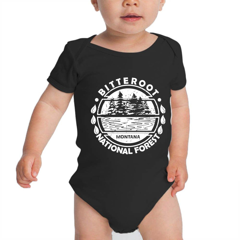 Bitterroot National Forest, Montana State, Nature Landscape-rjrn6 Baby Bodysuit by kayakbetween30 | Artistshot