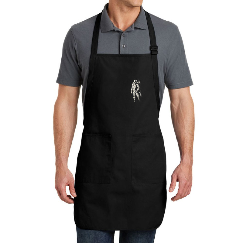 Pondering Astronaut Full-length Apron | Artistshot