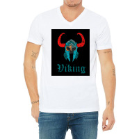 Viking Warrior Helmet  Summer Gift V-neck Tee | Artistshot